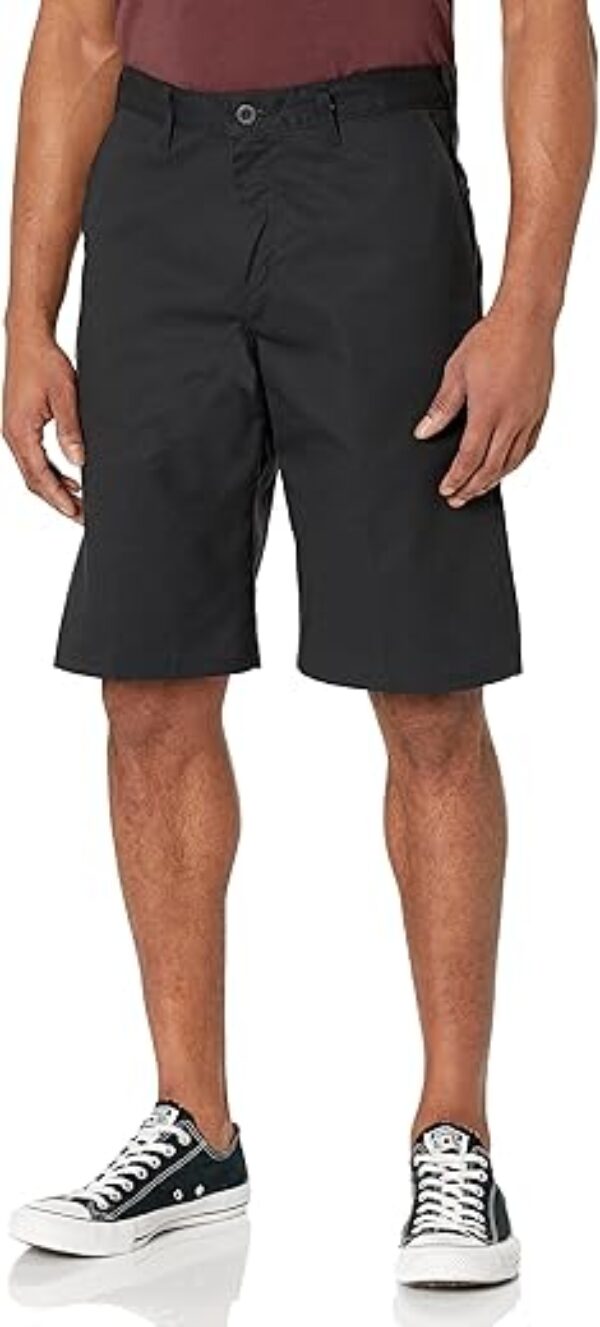 Dickies Men's Flex Active Waist Regular Fit Flat Front 11in Shorts, Black
