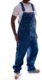 Stonewashed Indigo Bib Overalls